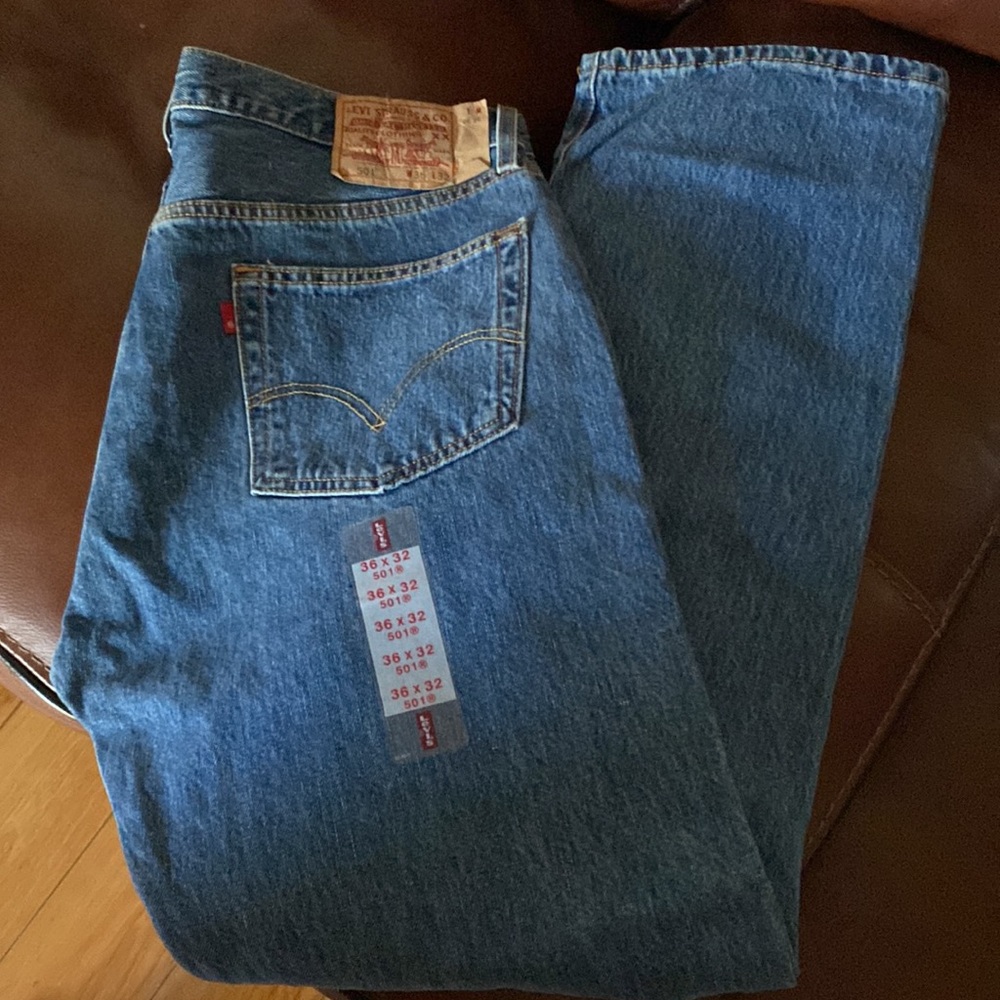 Levi original jeans 501 new 36X32 - Picture 1 of 12